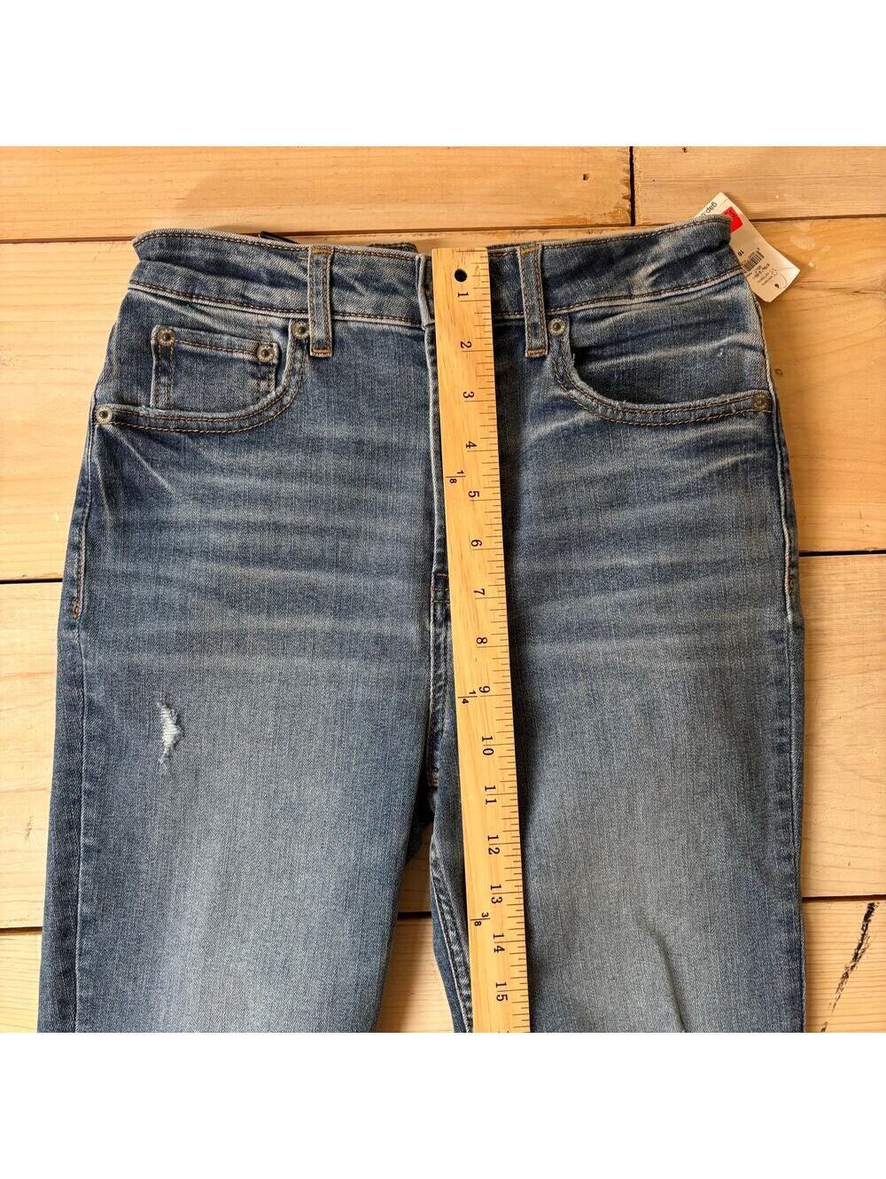 Gap Teen NWT Girls' Sky High Skinny Ankle Dark Wash Jeans Adjustable Waist 16 - Picture 10 of 10